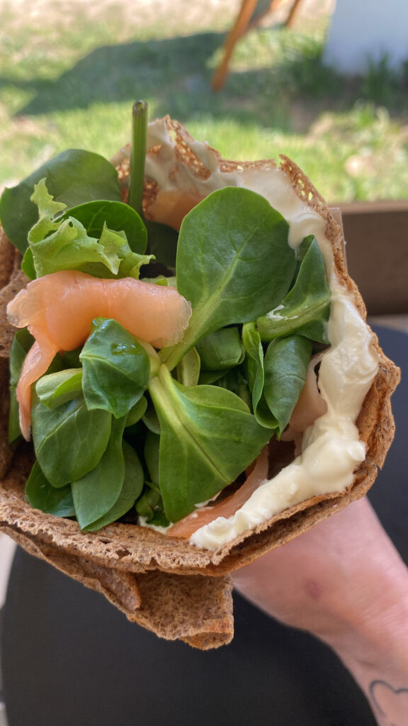 Galette sarasin saumon fumé